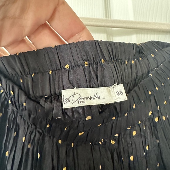 Mes Demoiselles Polka Dot Creased Skirt - Picture 8 of 9